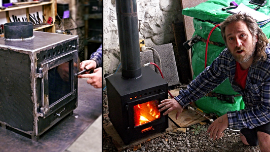 DIY Woodstove Boiler for In-Floor Heating