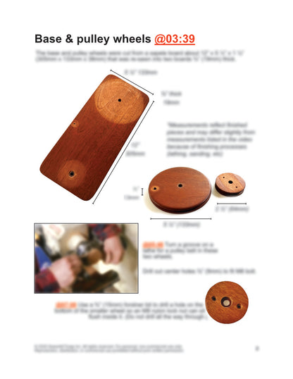 Making the Yarn Winder - PDF Guide