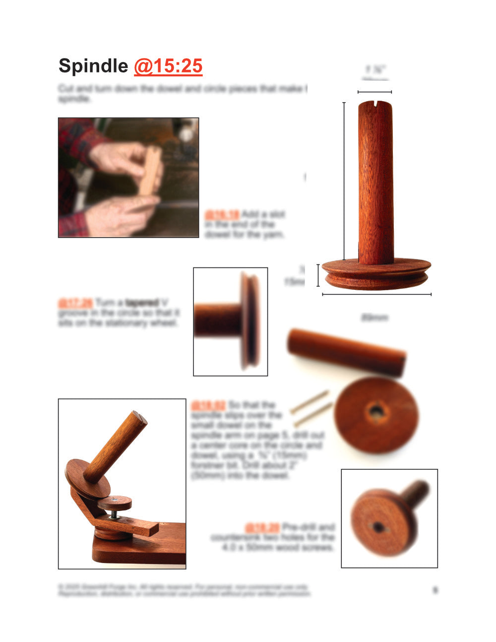 Making the Yarn Winder - PDF Guide