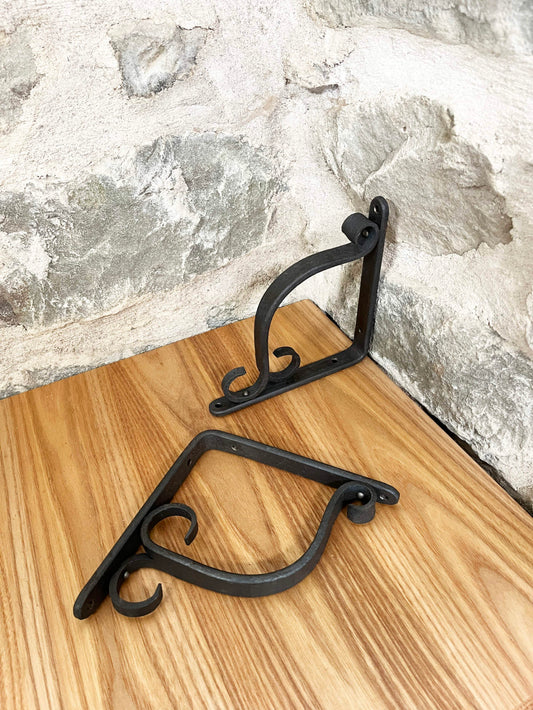 Shelf Brackets - Split Scroll