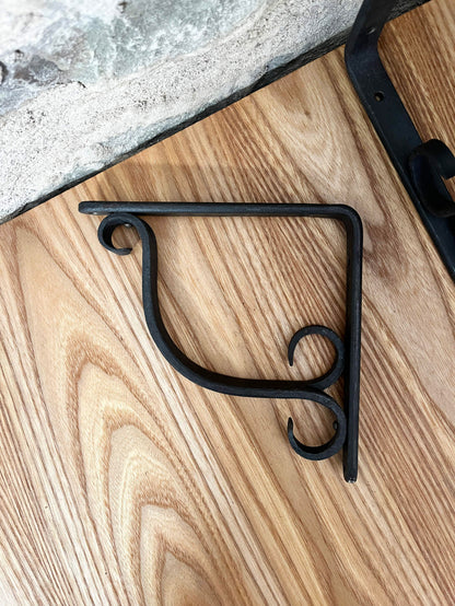 Shelf Brackets - Split Scroll