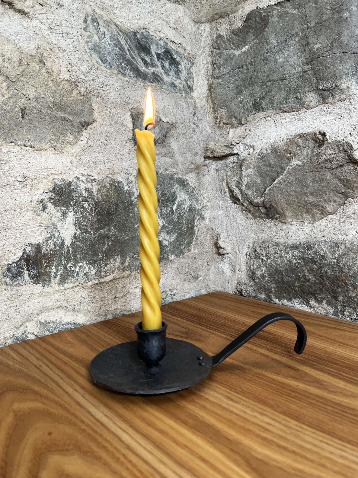 Low Handle Candle Holder