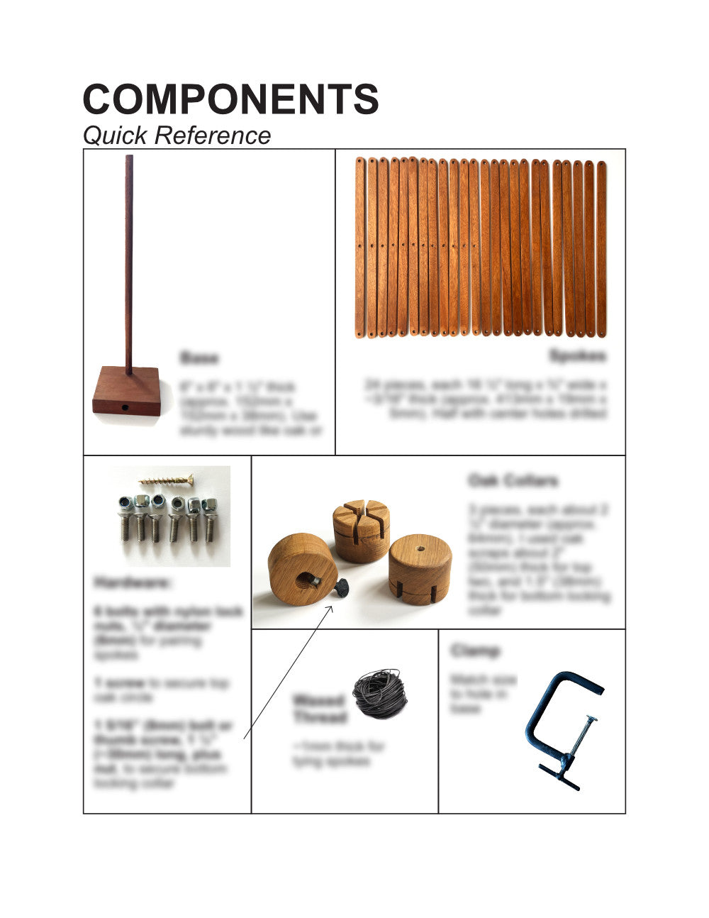 Making the Yarn Swift - PDF Guide