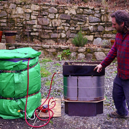 Retort Water Heater & Off Grid Energy System - Project Notes