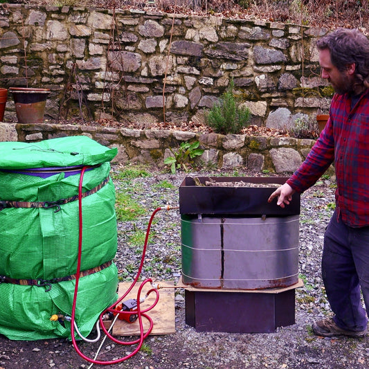 Retort Water Heater & Off Grid Energy System - Project Notes