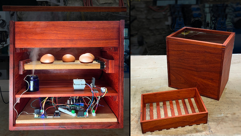Arduino-controlled egg incubator