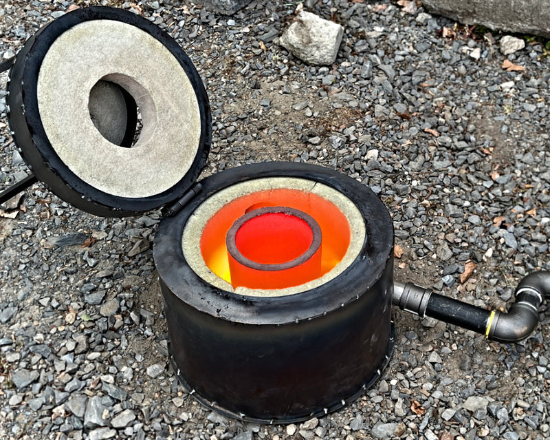 Kiln for aluminum melt