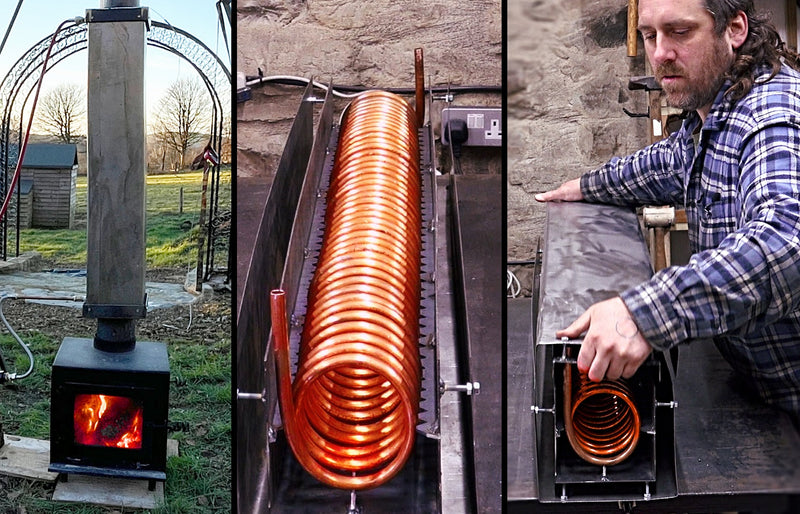 Off-grid water heater